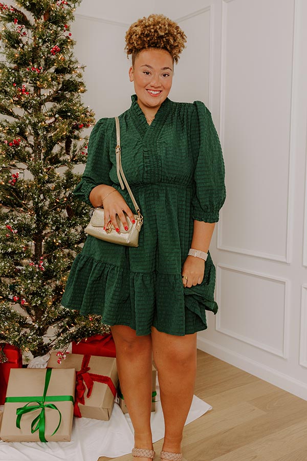 Mistletoe And Magic Mini Dress Curves Image - 3