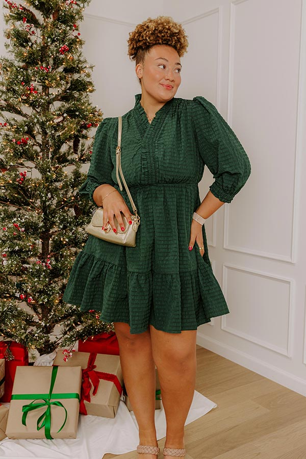 Mistletoe And Magic Mini Dress Curves Image - 1