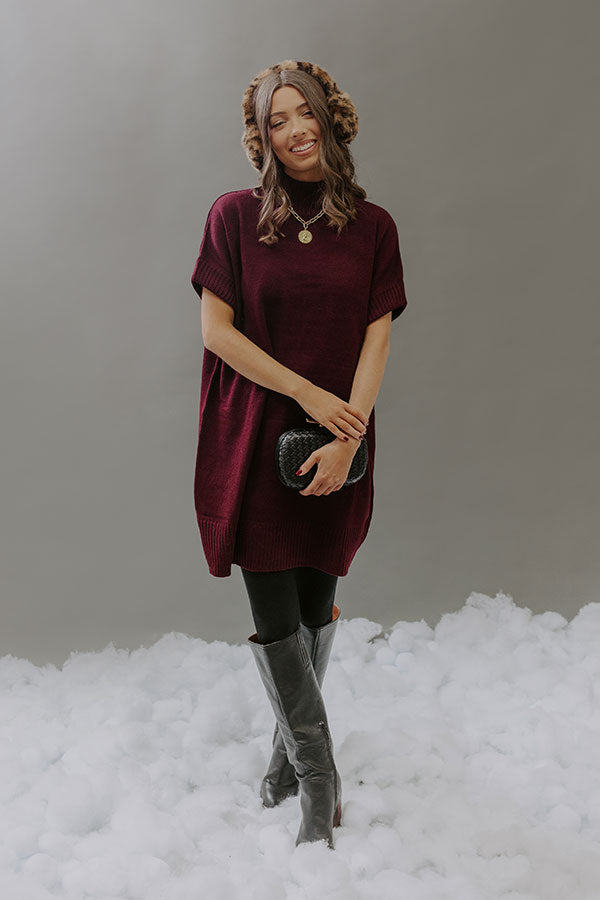 Passport To Paris Knit Sweater Mini Dress Image - 3