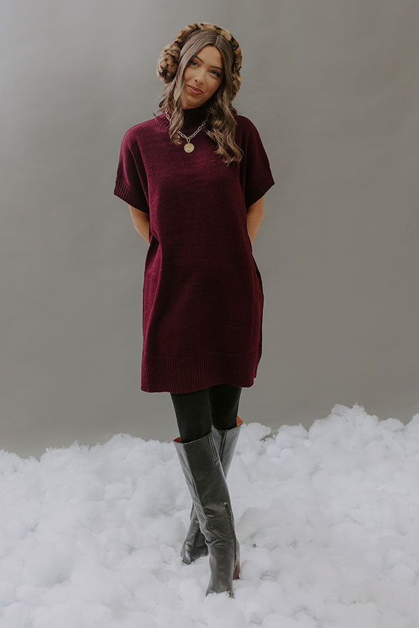 Passport To Paris Knit Sweater Mini Dress Image - 1