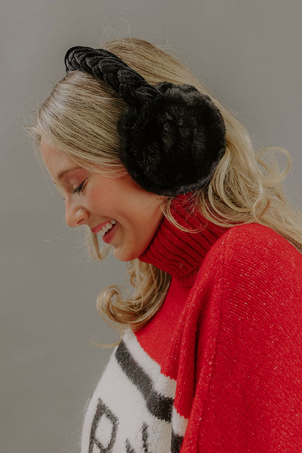 Bunny Slopes Cutie Velvet Earmuffs Image - 1