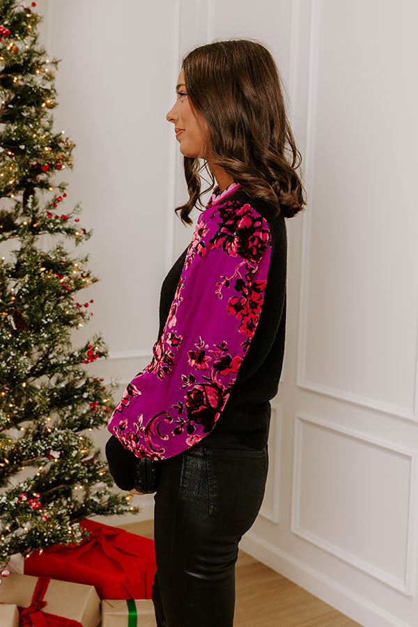 Notting Hill Velvet Burnout Knit Top Image - 5