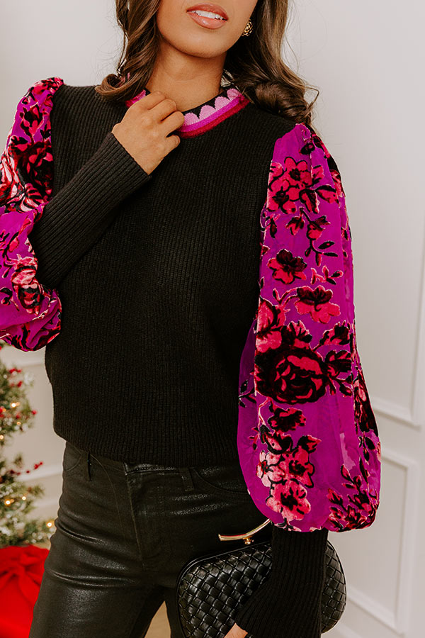 Notting Hill Velvet Burnout Knit Top Image - 4