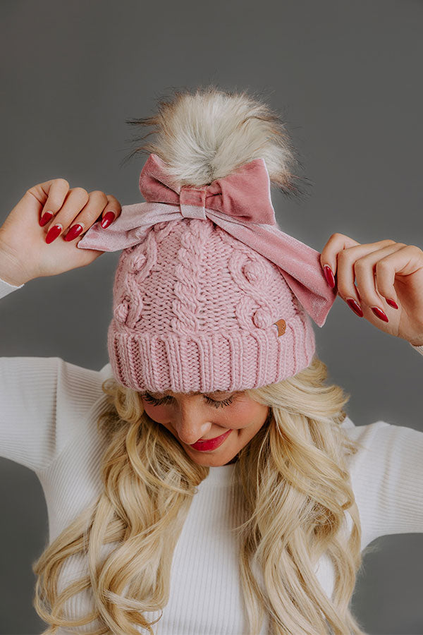 Cozy Couture Cable Knit Beanie Image - 2