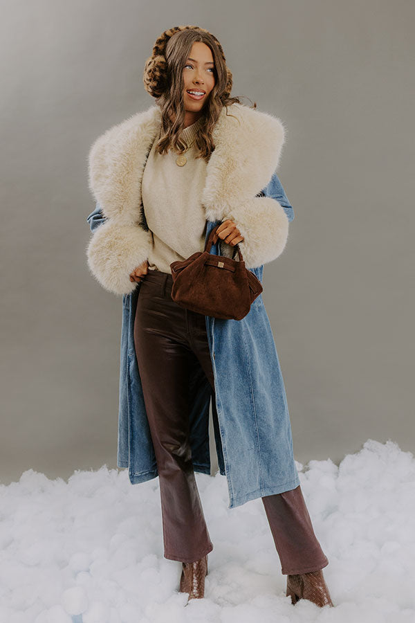 Fashion District Denim Coat Image - 1