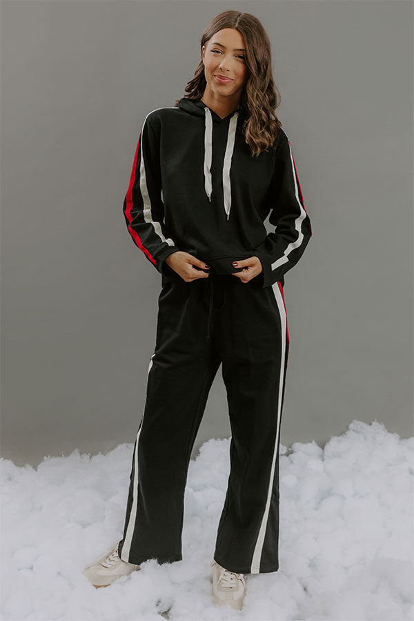 Weekend Getaway High Waist Stripe Pants Image - 1