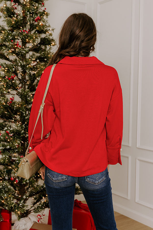 Fifth Avenue Views Shift Top in Red Image - 5