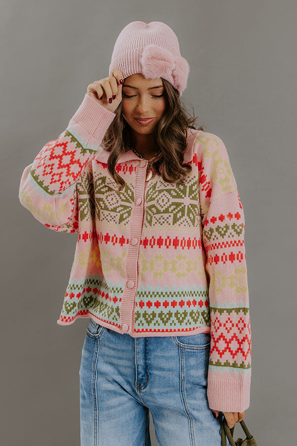 Bunny Slopes Cutie Knit Cardigan Image - 2