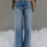 The Tracy High Waist Flares in Medium Wash Image - 1
