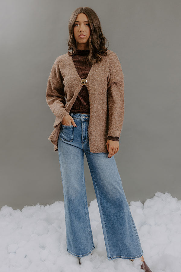 The Tracy High Waist Flares in Medium Wash Image - 2