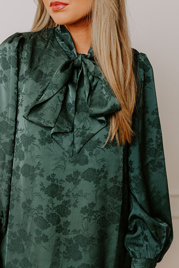 Cosmos And Kisses Floral Jacquard Mini Dress Image - 4