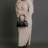 Cozy Charm Knit Sweater Midi Dress Image - 1