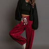 The Harper High Waist Corduroy Barrel Leg Pants Image - 1