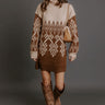 City Snowfall Knit Sweater Mini Dress Image - 1