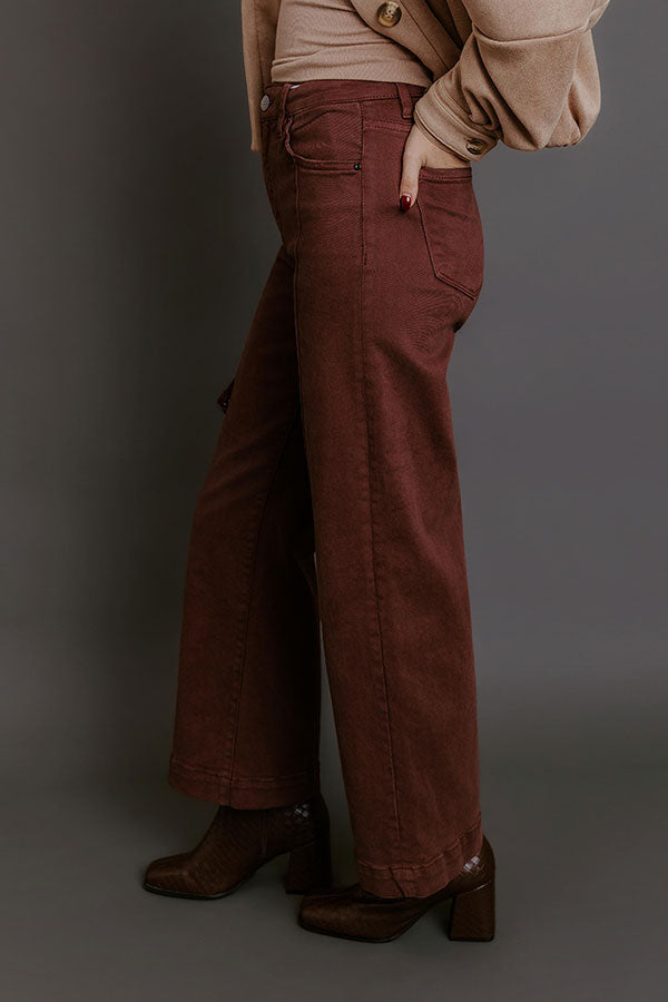 RISEN Sloane High Waist Wide Leg Pants Image - 3
