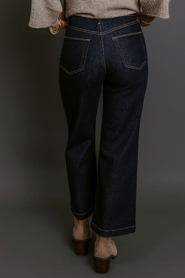 JUST USA Sailor High Waist Pocket Wide Leg Jean Image - 3