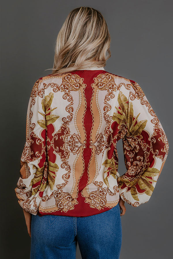 Soho Charm Front Tie Top Image - 4