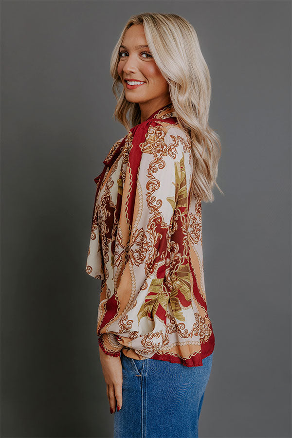 Soho Charm Front Tie Top Image - 3