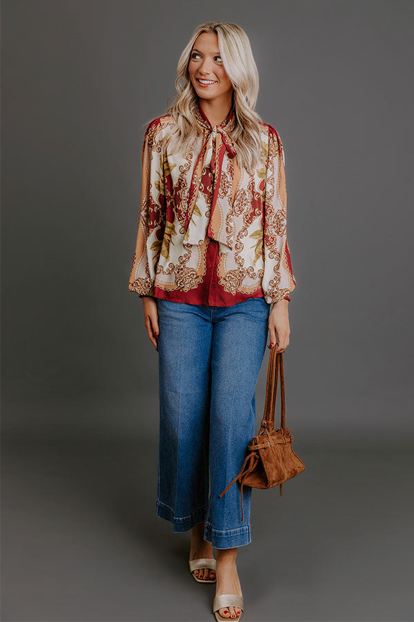 Soho Charm Front Tie Top Image - 2