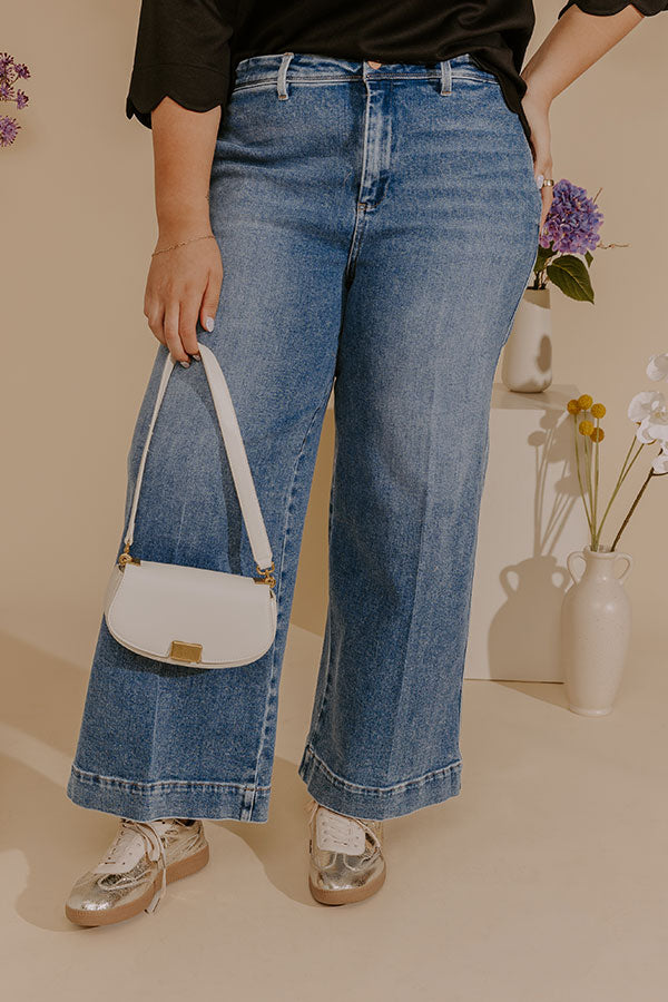 RISEN Peyton Midrise Wide Leg Jean Curves Image - 2