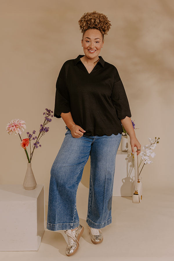 RISEN Peyton Midrise Wide Leg Jean Curves Image - 1