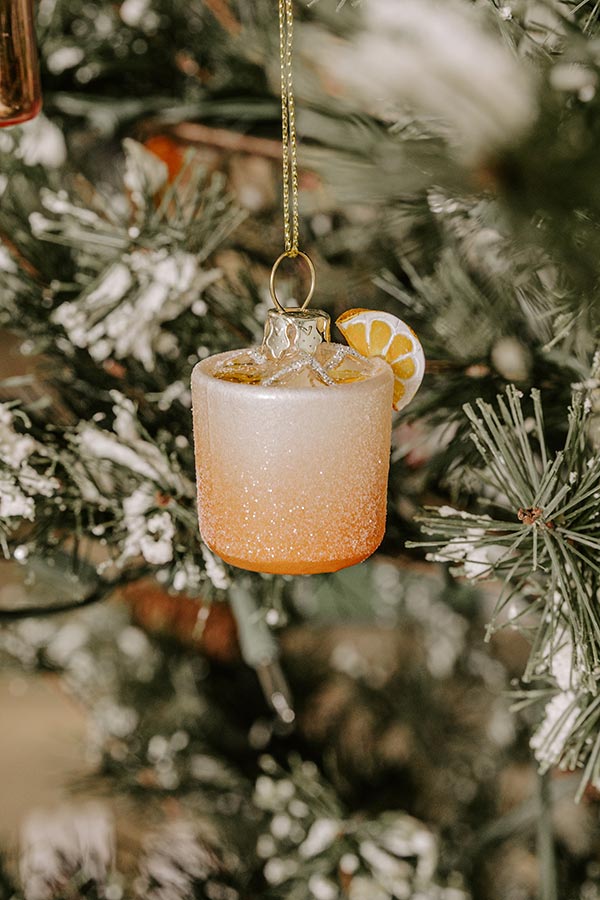 8 Oak Lane It's Beginning To Look A Lot Like Cocktails Glass Ornament Set Image - 2
