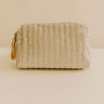 Shiraleah Logan Small Boxy Cosmetic Pouch in Gold Image - 1