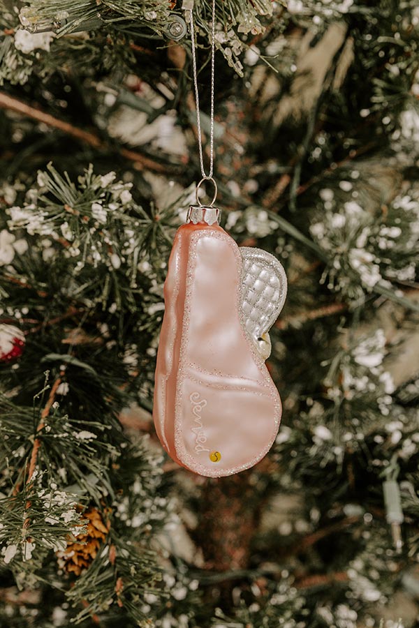 8 Oak Lane Served Tennis Glass Ornament Image - 1