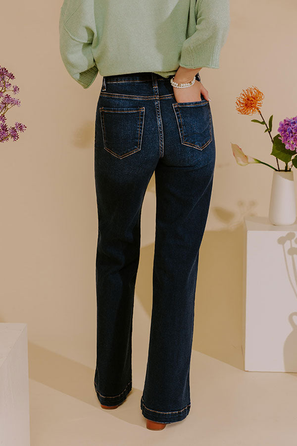 RISEN Sutton High Waist Wide Leg Jean Image - 5