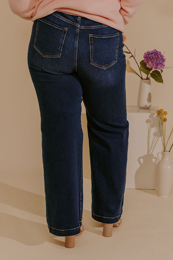 RISEN Sutton High Waist Wide Leg Jean Curves Image - 5