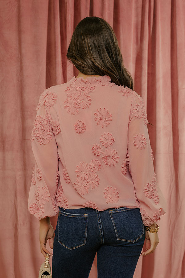 Darling Bloom Chiffon Top Image - 4