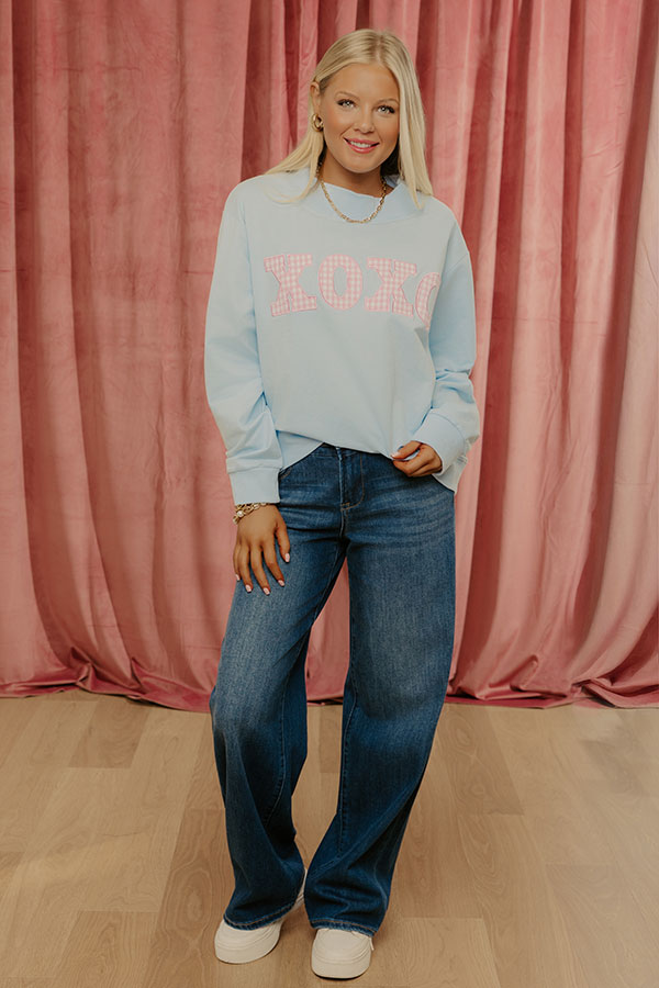 XOXO Applique Sweatshirt Image - 2