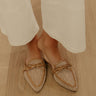 The Zamora Raffia Woven Flats Image - 1