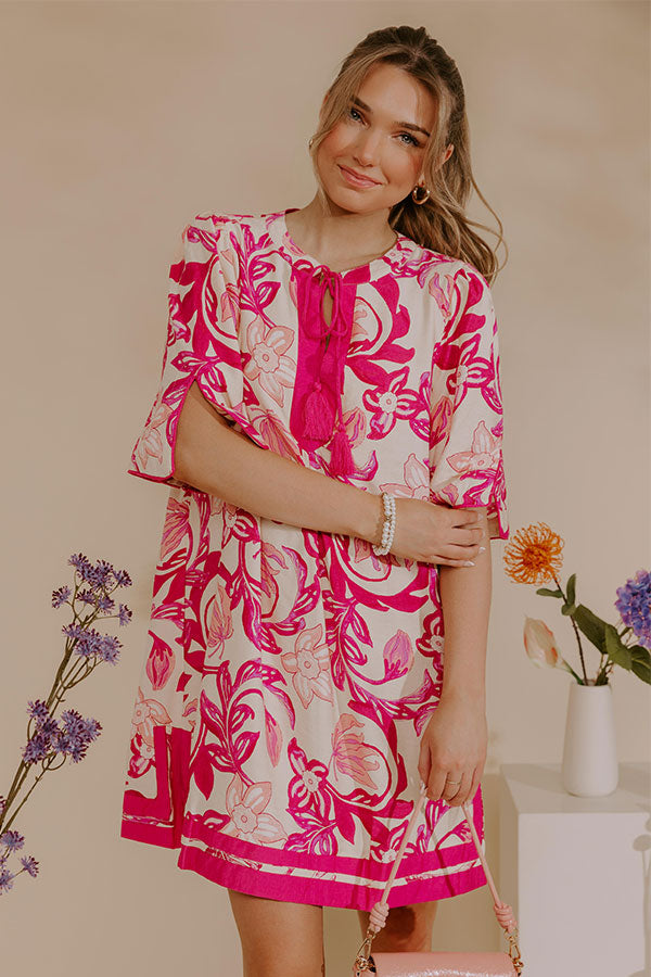 Sweet Ivy Floral Mini Dress Image - 1