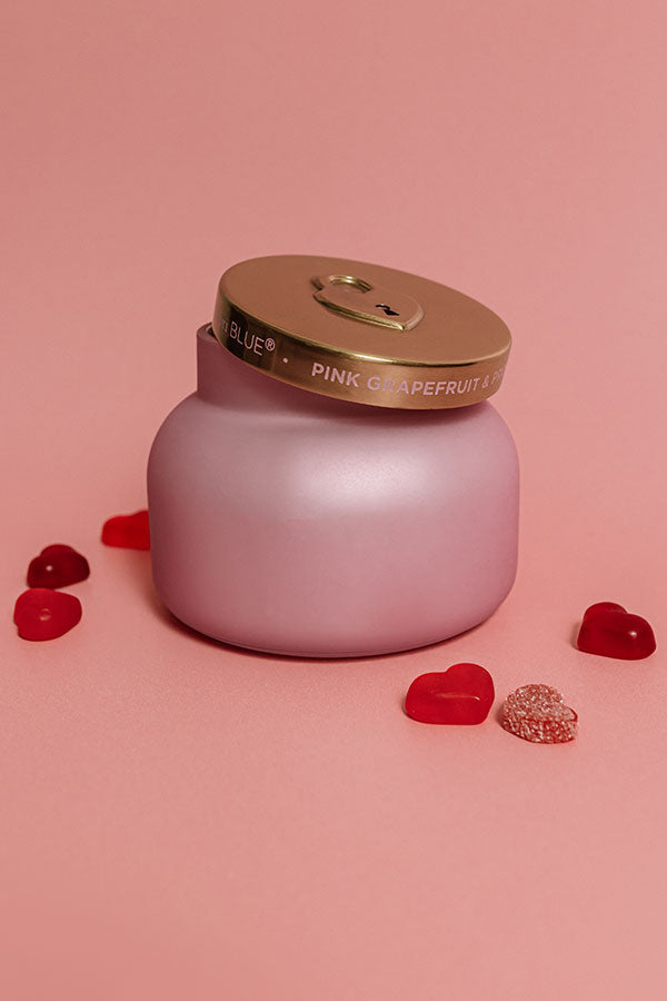 Capri Blue Locked in Love Signature Candle in Pink Grapefruit & Prosecco Image - 1
