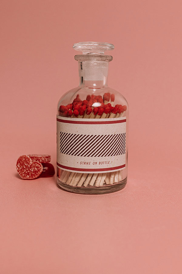 Paddywax Bottle of Matches in Red Image - 2