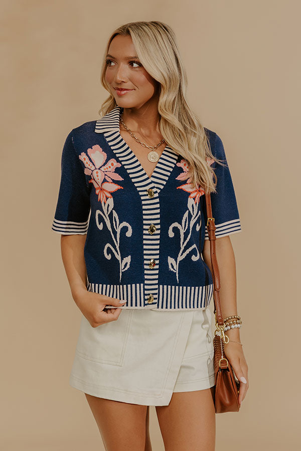 City Garden Chic Knit Top Image - 1