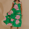 Sunset Suite Floral Midi Dress Image - 1