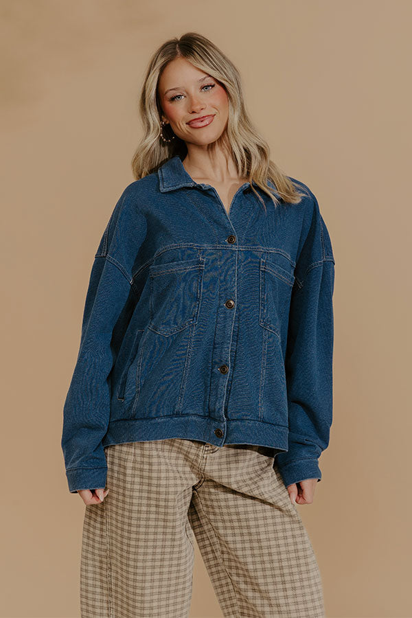 Soft Breeze Terry Knit Jacket Image - 3