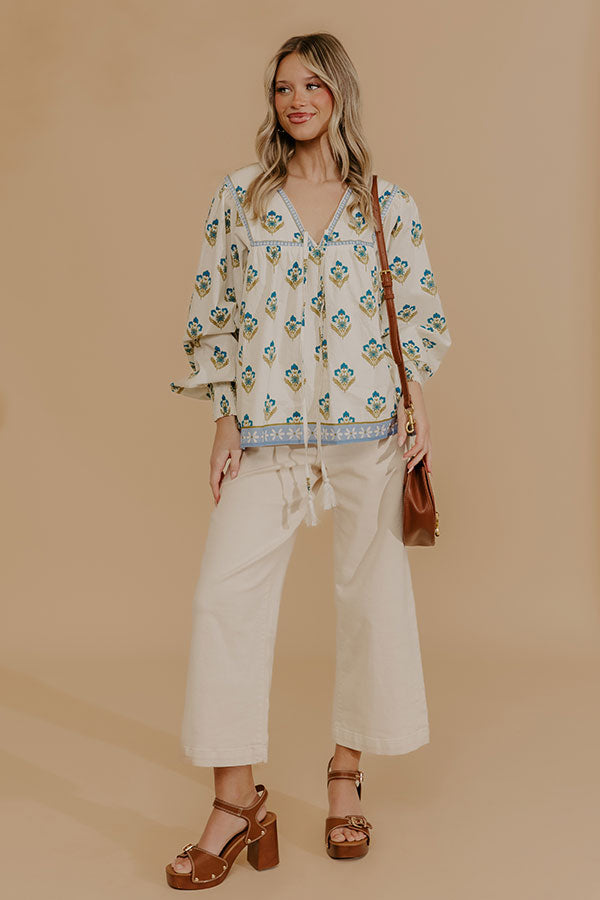 Sweet Blooms Floral Top Image - 5