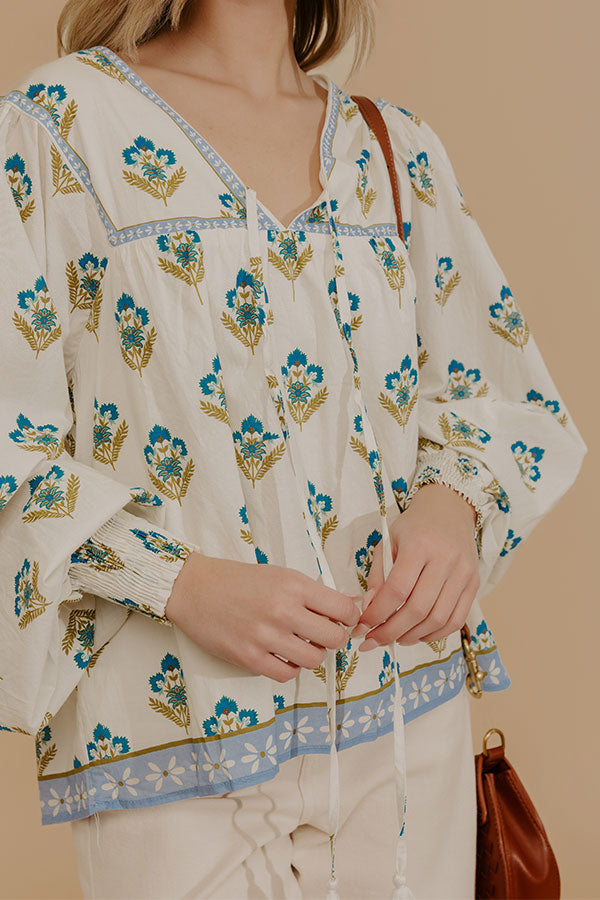 Sweet Blooms Floral Top Image - 3