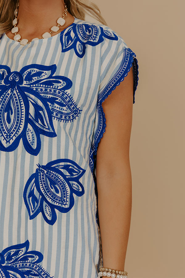 Cabana Classic Embroidered Mini Dress Image - 2