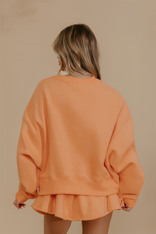 Soho Soft Sweatshirt in Nectarine Image - 3