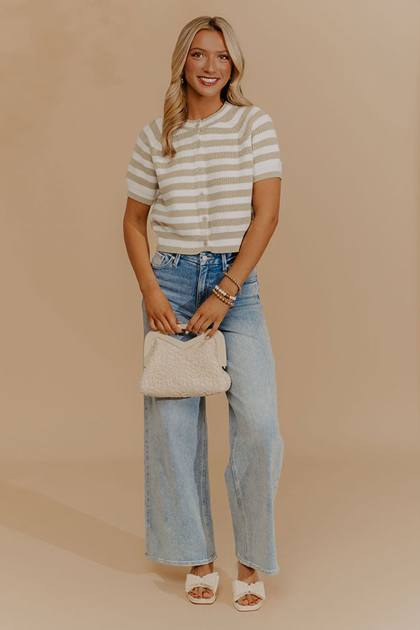 Coastal Lineup Knit Sweater Top Image - 3