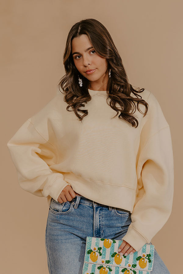 Soho Soft Sweatshirt in Yellow Image - 1