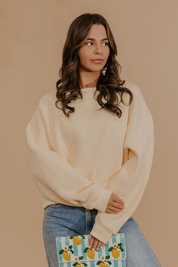 Soho Soft Sweatshirt in Yellow Image - 5