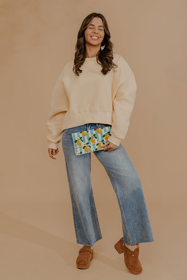 Soho Soft Sweatshirt in Yellow Image - 2