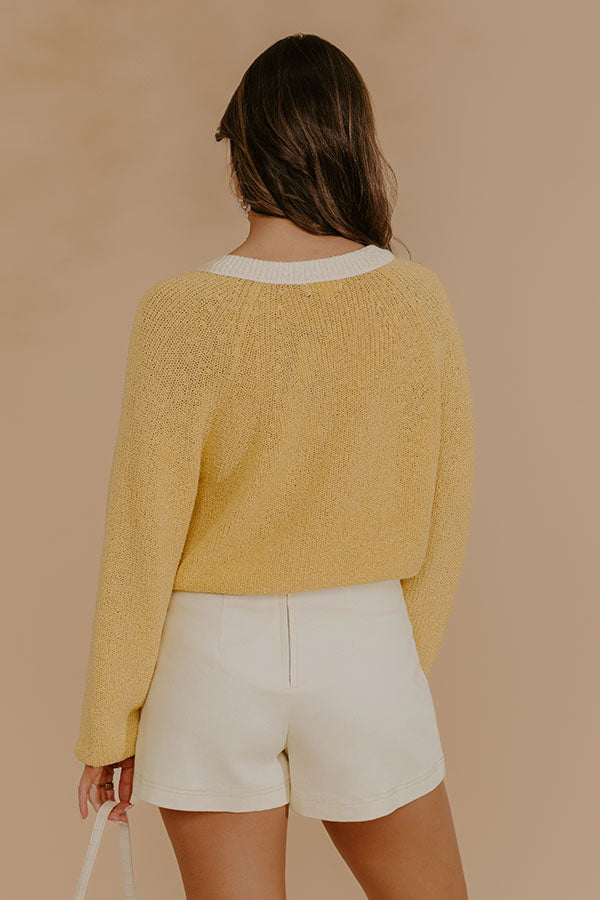 Sunny Horizon Knit Cardigan Image - 4