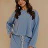 Weekend Away Knit Sweatshirt in Airy Blue Image - 1