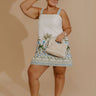 Afternoon in Amalfi Linen Blend Mini Dress Curves Image - 1